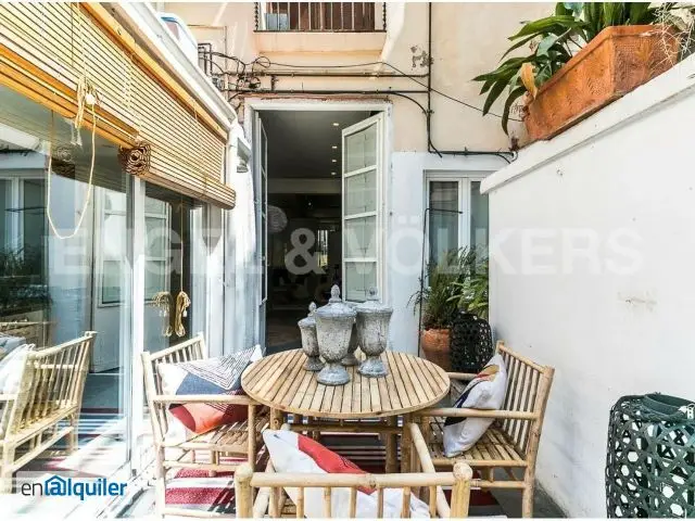 Alquiler Piso Amueblado Terraza Ciutat Vella Barcelona