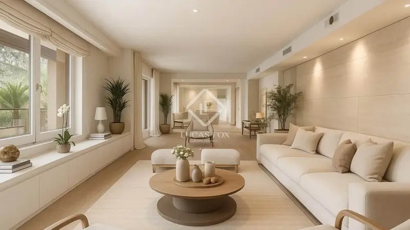 Piso en venta Tres Torres Barcelona: 5 habitaciones, terraza y garaje