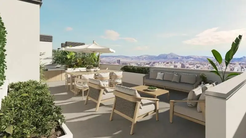 Atico en San Blas con piscina y terraza