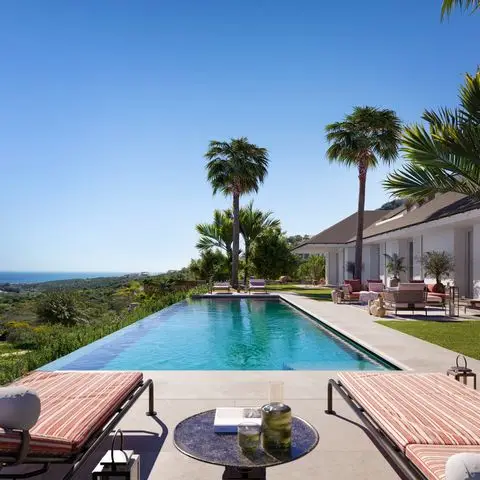 Villa 4 Dormitorios Finca Cortesin Lujo Vistas Golf
