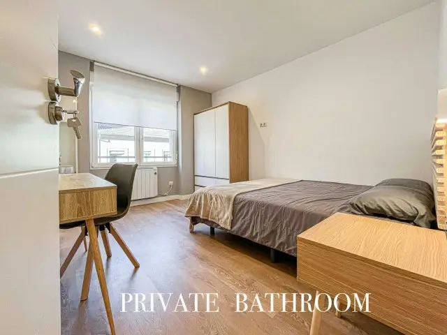 Habitacion Estudiantes Oviedo Baño Privado Reformado