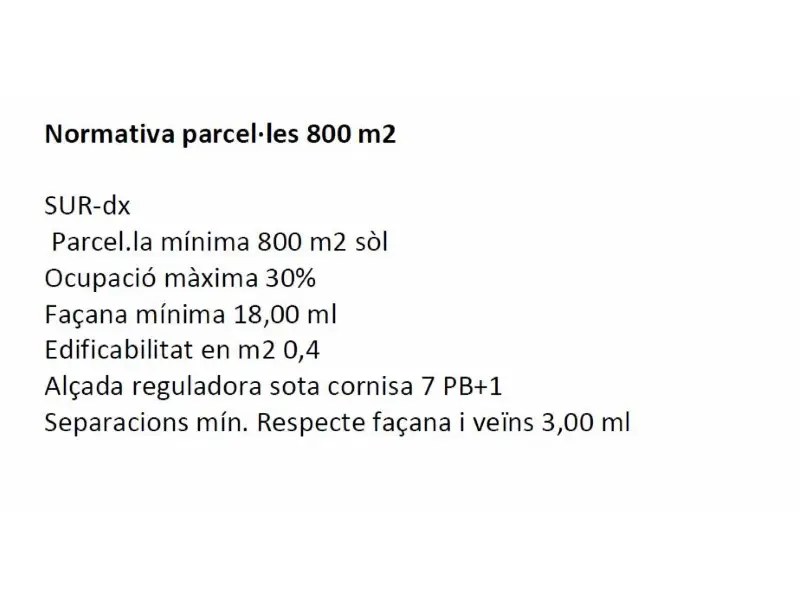 Venta Suelo Saus 802 m2 Edificable 321 m2 AP7