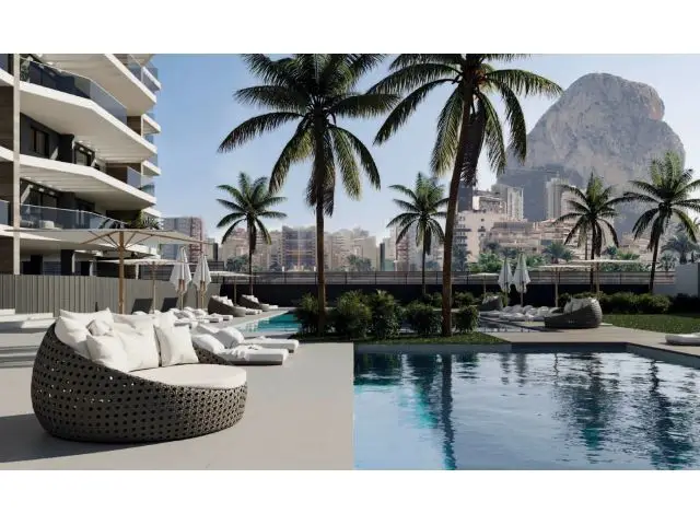 Apartamento en Calpe con Vistas al Mar - 2 Dormitorios