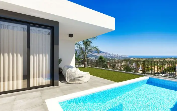 Villa en venta Polop 3 dormitorios vistas al mar