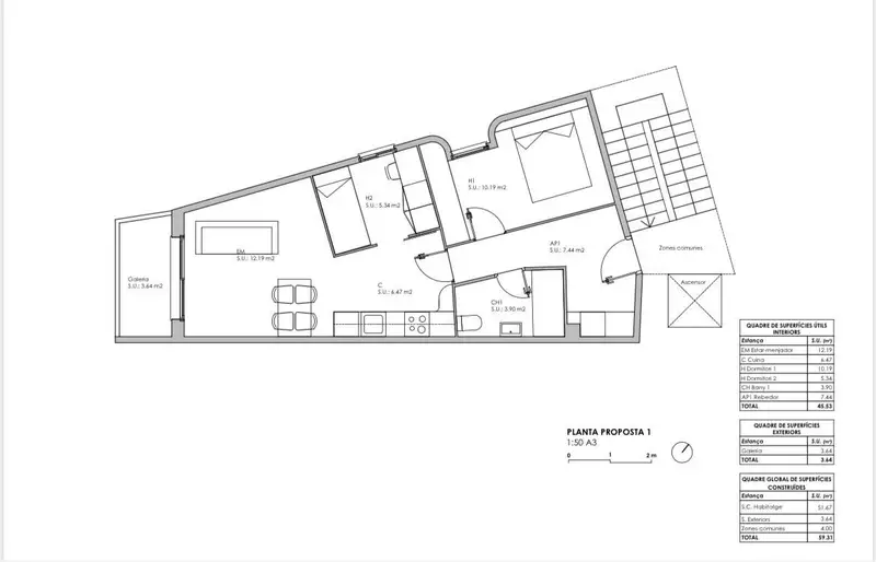Apartamento Reformado en Poble Sec 2 Dormitorios