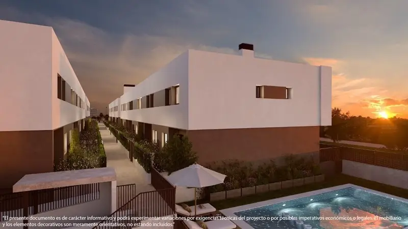 Chalet Adosado en Murcia con Piscina y Garaje Doble