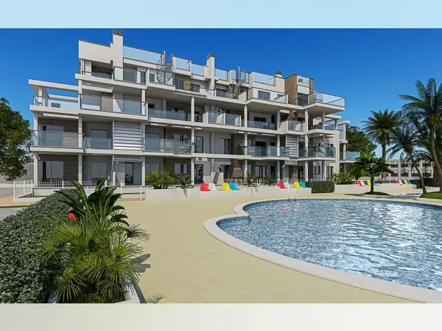 Apartamento 3 Dormitorios Denia Playa Piscina