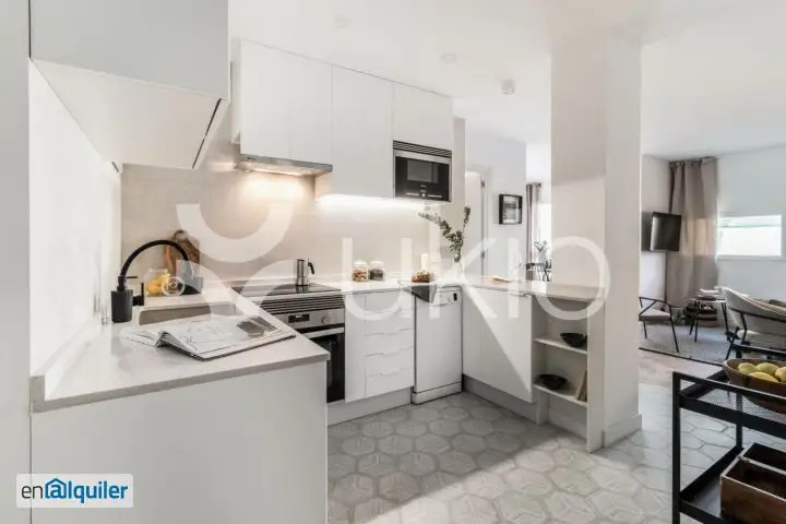 Alquiler Piso Amueblado Chamberí: Apartamento con Piscina