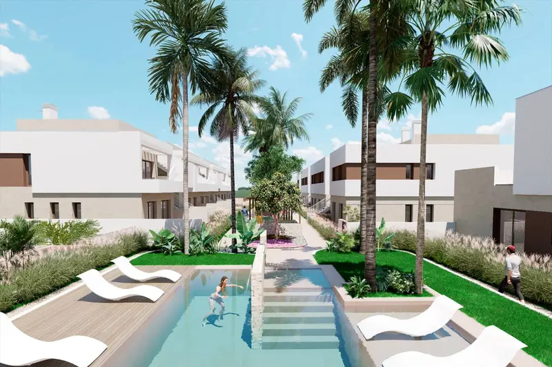 Chalet en venta Los Alcázares 3 dormitorios 2 baños cerca de la playa