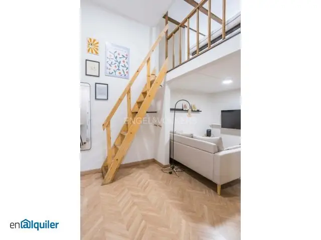 Alquiler Duplex Amueblado con Patio Arganzuela