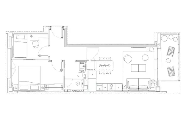 Alquiler Apartamento 2 Dormitorios 63m2 Eixample Barcelona
