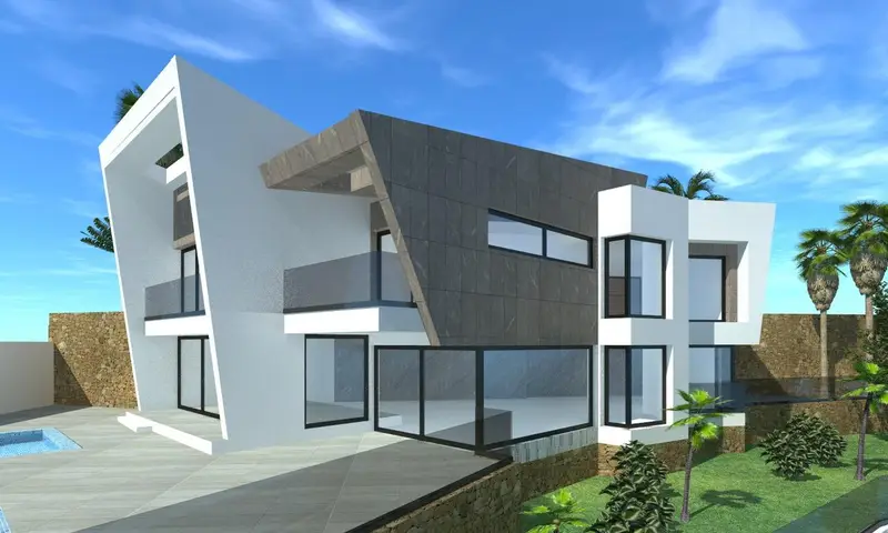 Villa Lujo Calpe Piscina Terraza 4 Dormitorios 5 Banos Nueva Construccion