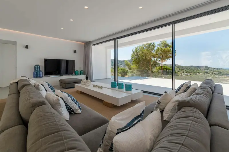 Villa de Lujo 5 Dormitorios Ibiza Vistas al Mar Piscina Sauna