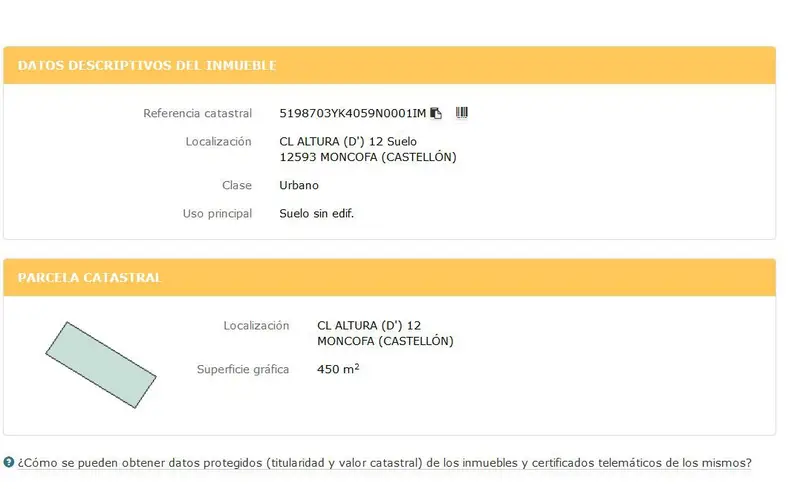 Venta Solar Residencial Palafangues Moncofa