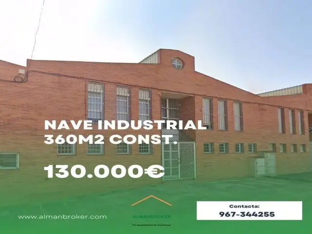Nave Industrial 350m2 Almansa Pol Ind El Mugron