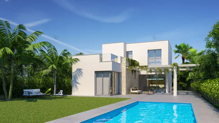 Villa de Lujo en Primera Linea de Golf 3 Dormitorios Piscina Privada