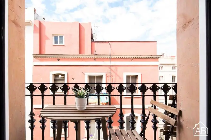 Apartamento Barceloneta para 2 con Balcón y Wifi