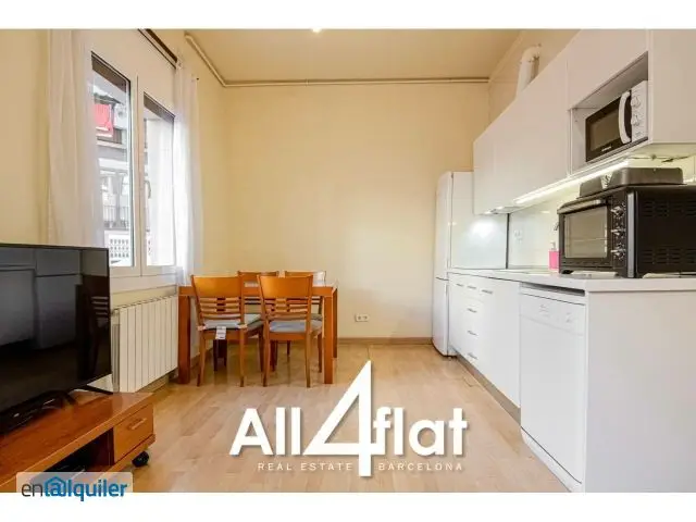 Alquiler Piso Amueblado Eixample 60m2 11 Meses