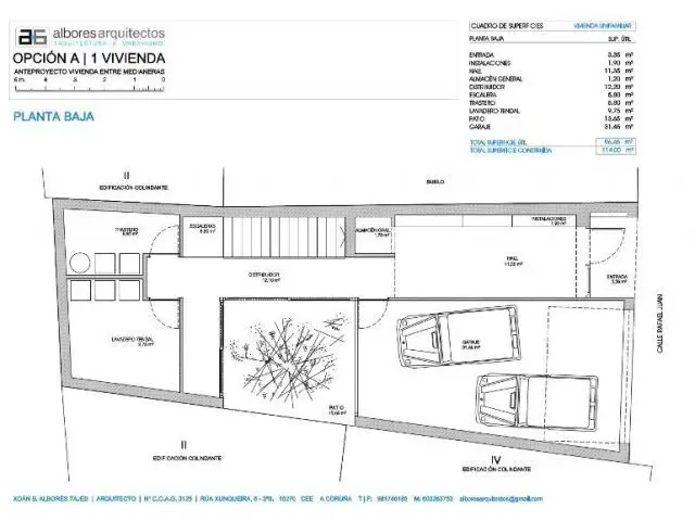 Solar Urbano en Corcubion 120m2  Vivienda Unifamiliar