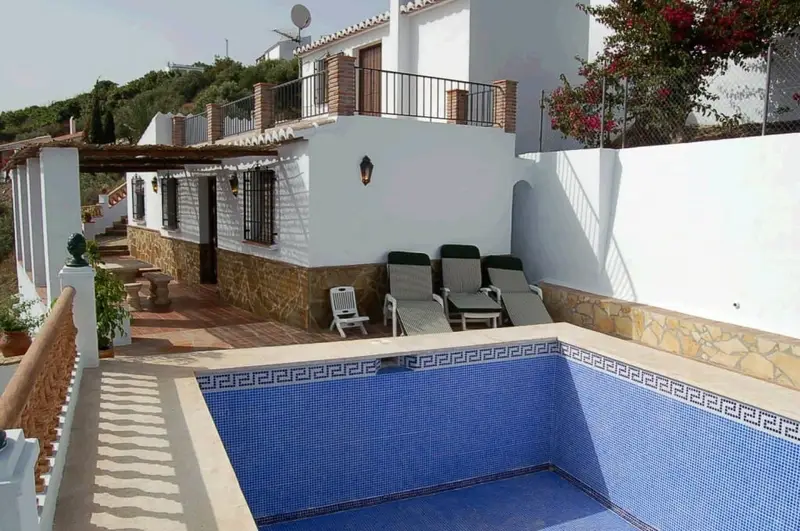 Alquiler Cortijo Rural Frigiliana 3 Dormitorios Piscina Privada