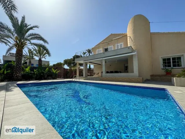 Alquiler casa amueblada piscina Orihuela costa