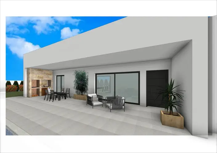 Villa 3 Dormitorios Aspe Nueva Construccion