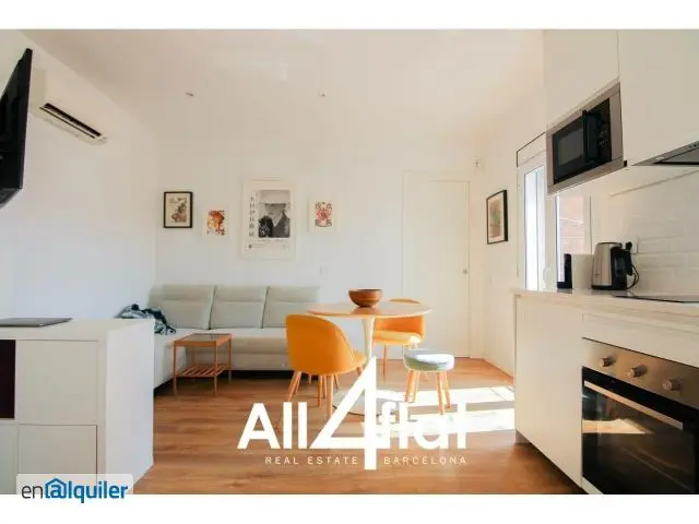 Alquiler Piso Amueblado Ciutat Vella 1 Dormitorio Aire Acondicionado