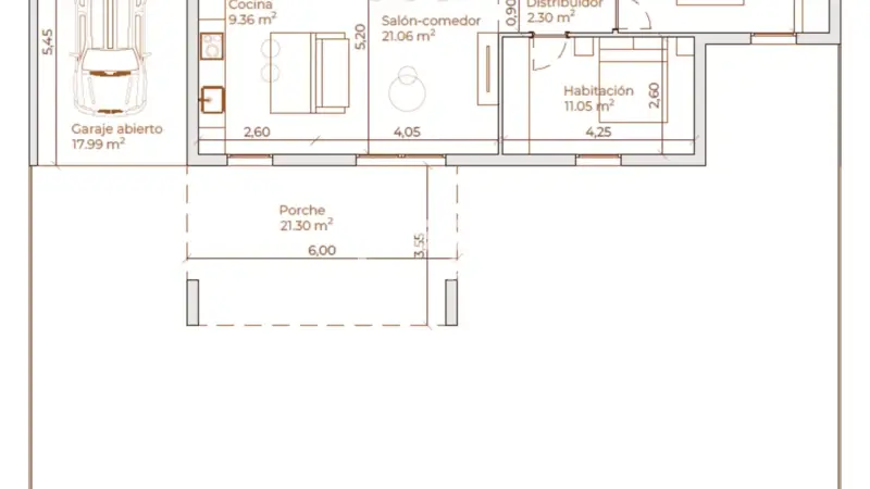 Chalet unifamiliar en venta en Ronda de la Hueriavieja, 1