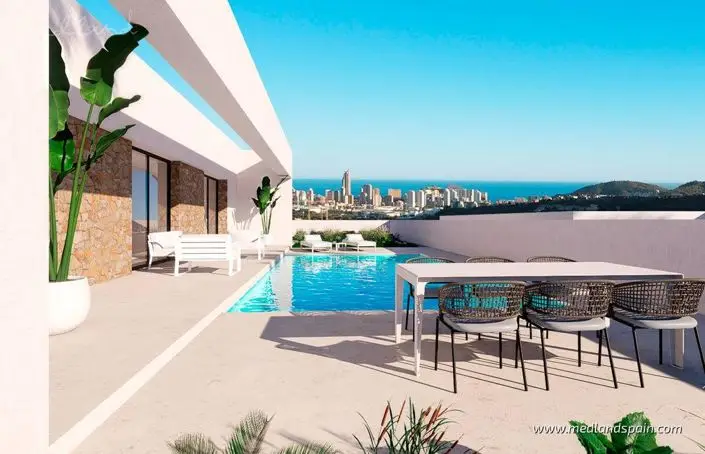 Villa en Venta Costa Blanca 3 Dormitorios Balcón de Finestrat