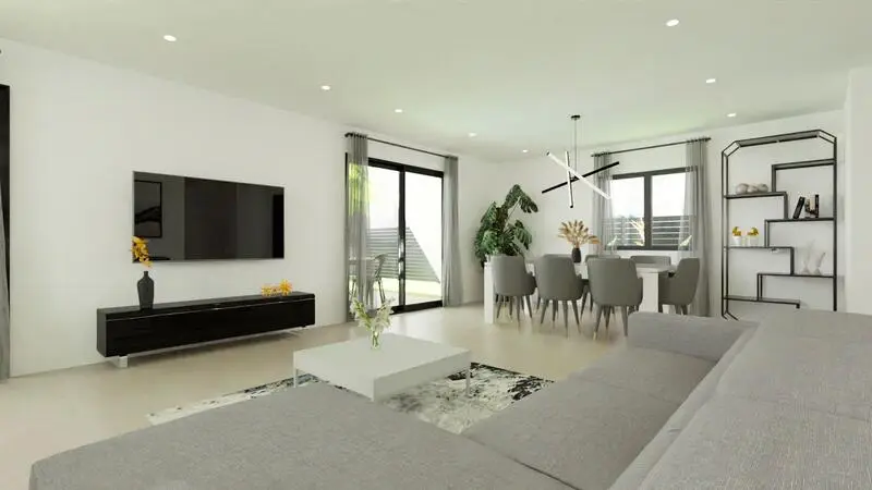 Villa de Obra Nueva en Monforte del Cid 3 Dormitorios