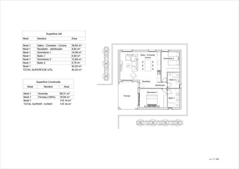 Villa en Pinoso Alicante 2 Dormitorios 2 Baños Piscina Privada