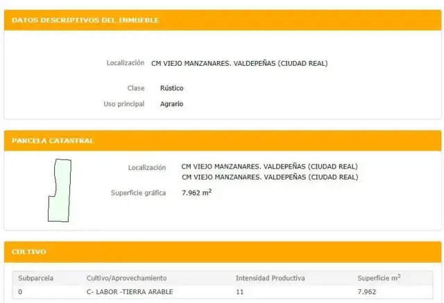 Finca Rustica en Venta Nacional IV Valdepeñas