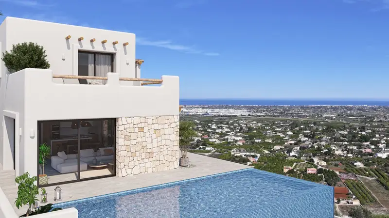 Chalet en Monte Solana con Vistas al Mar y Piscina Infinita