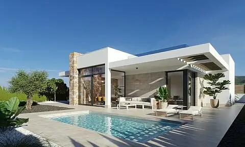 Villa de Lujo 3 Dormitorios Piscina Privada Hacienda del Alamo Murcia