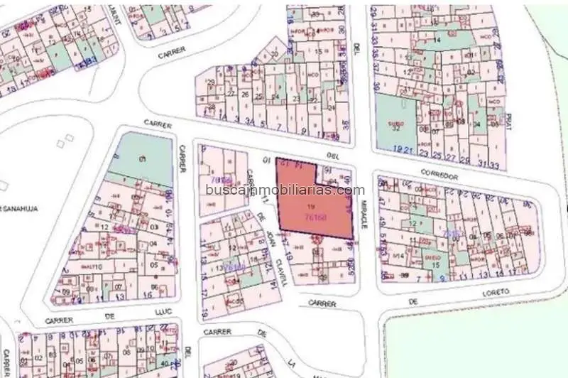 Parcela Rustica en Venta Sabadell 601m2 Edificabilidad 1499m2