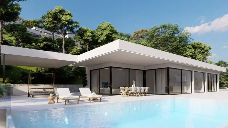 Casa Villa 4 Dormitorios Altea Moderna Piscina Vistas Montaña