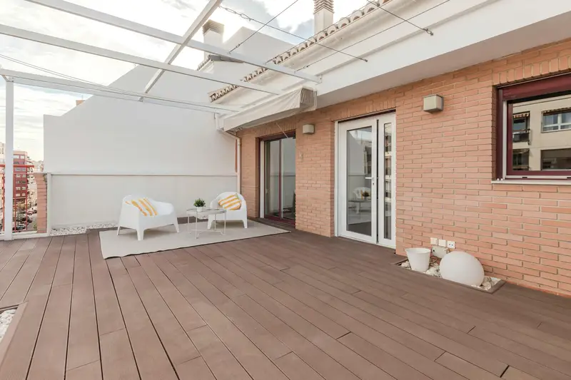 Alquiler Atico 2 Dormitorios Ruzafa Valencia Amueblado Terraza