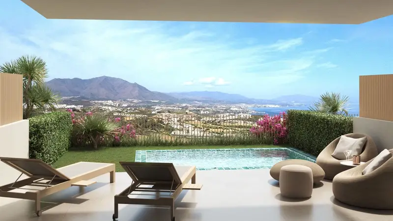 Chalet en Manilva Malaga con Vistas al Mar Piscina y Gimnasio
