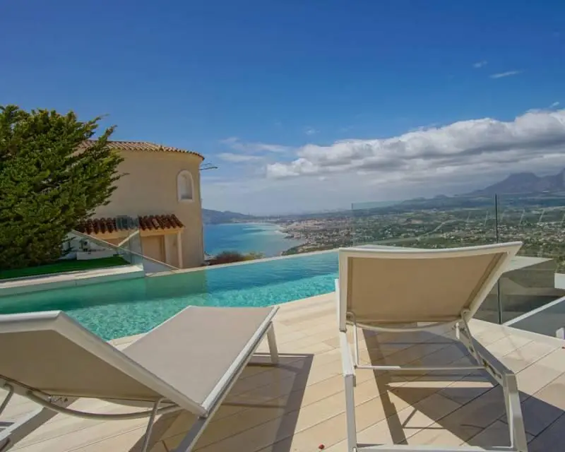 Villa de Lujo en Altea Hills 6 Dormitorios Piscina Infinita