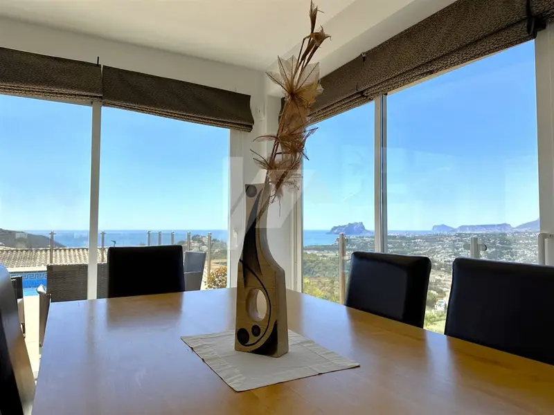 Chalet en Moraira con Vistas al Mar Sauna Jacuzzi y Gimnasio