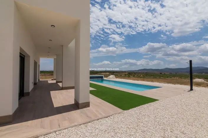 Villa 3 Dormitorios Pinoso Piscina Privada Nueva Construccion
