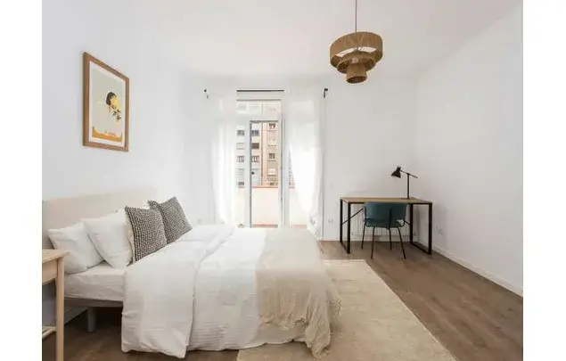 Alquiler de habitaciones en piso amueblado en Barcelona