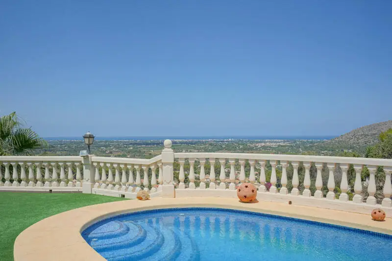 Villa de Lujo en La Sella Pedreguer 4 Dormitorios Piscina Vistas Panoramicas