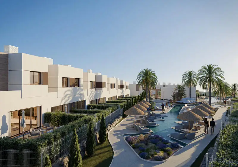 Adosado 3 Dormitorios Mijas Malaga Jardin Privado Piscina Gimnasio