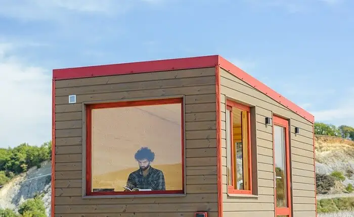 Tiny House Mini Extensión Jardín Oficina Habitación Invitados