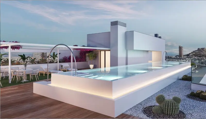 Venta de Pisos con Piscina y Terraza en Benalua Alicante