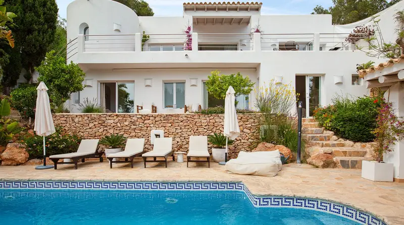 Alquiler de Lujo en Ibiza 5 Dormitorios Piscina Vistas