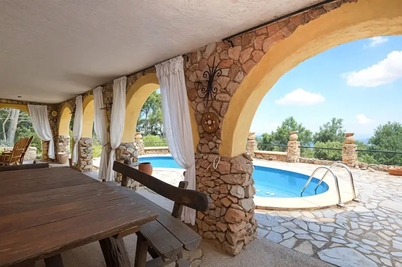 Casa Rustica en Venta Puigpunyent Mallorca Vistas al Mar