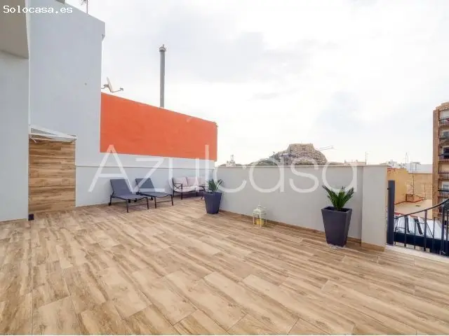 Atico 3 Dormitorios 2 Baños Solarium 82m2 Centro Alicante
