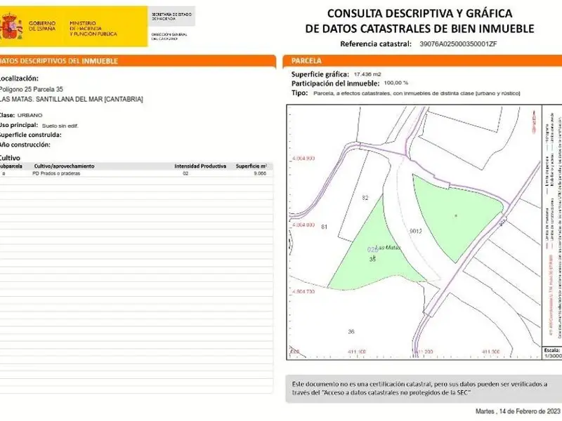 venta Terreno en Santillana del Mar, Cantabria (712258)- Globaliza